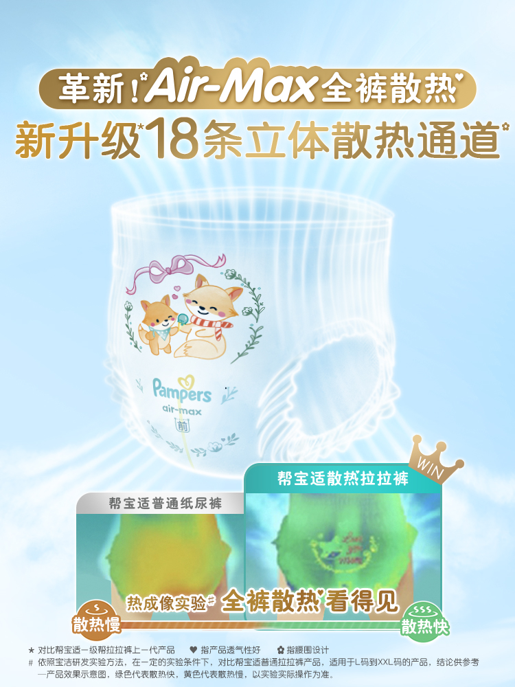 帮宝适一级帮一级帮拉拉裤一级帮功能视觉 2