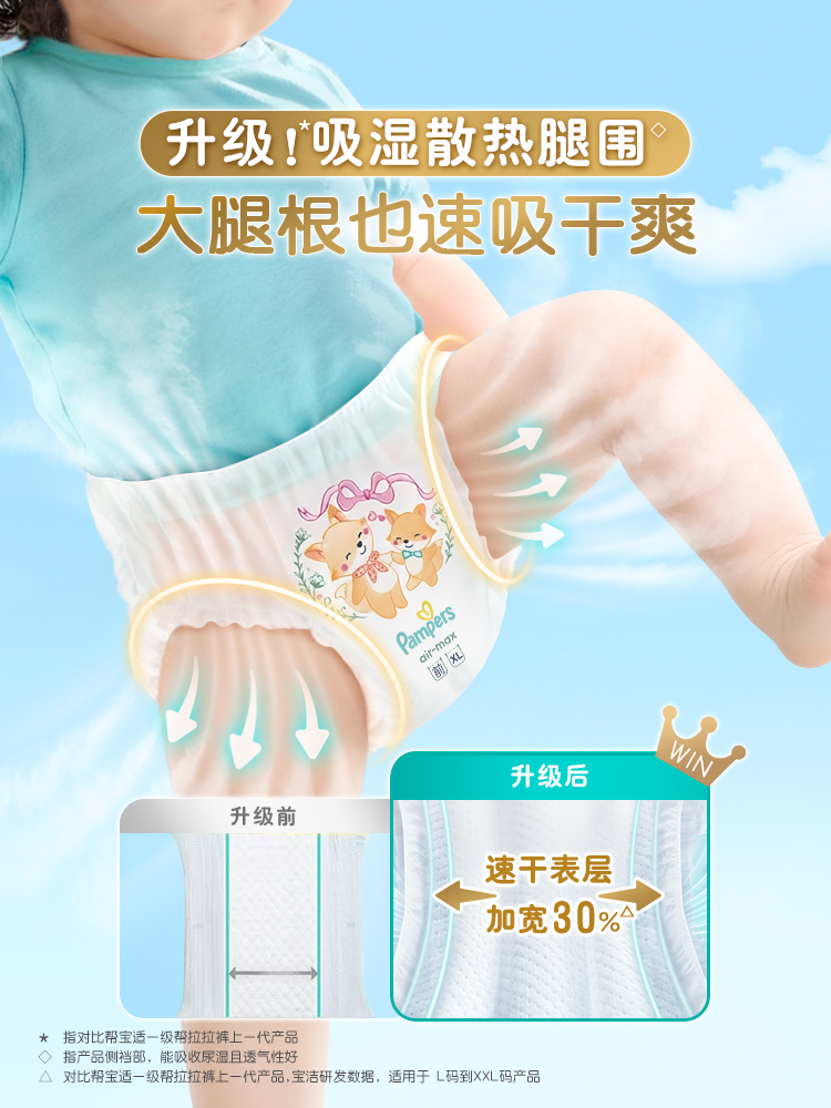 帮宝适一级帮一级帮拉拉裤一级帮功能视觉 4